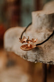 Single Floating Lotus Necklace - Odd Bird Art