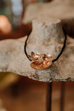 Single Floating Lotus Necklace - Odd Bird Art